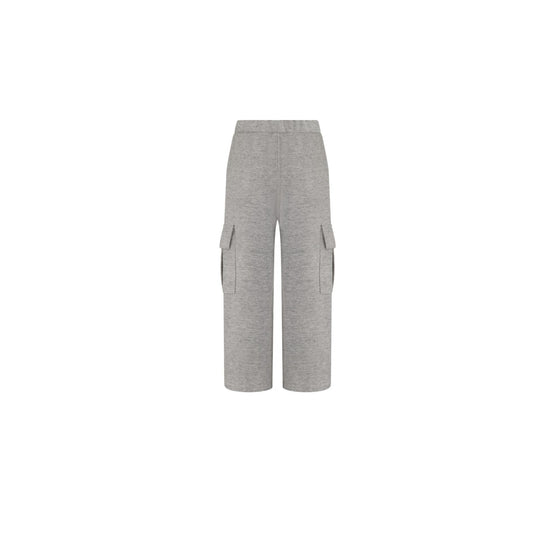 4SBM21PANEY932 - Kid Boy's Woven Pants - 932 Gris Chiné