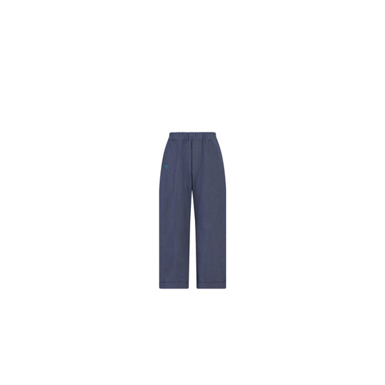 4SBM21PANFY523 - Kid Boy's Woven Pants - 523 Bleu