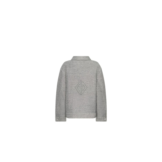 4SBM21PEAEY932 - Kid Boy's Woven Blouson - 932 Gris Chiné