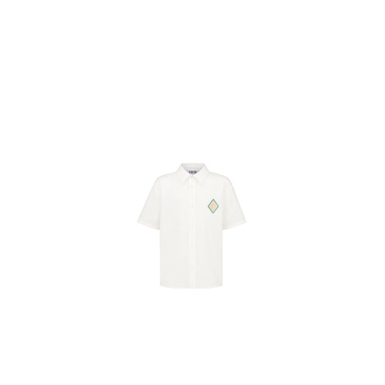 4SBM21SRTJY013 - Kid Boy's Woven Shirt - 013 Blanc Lait