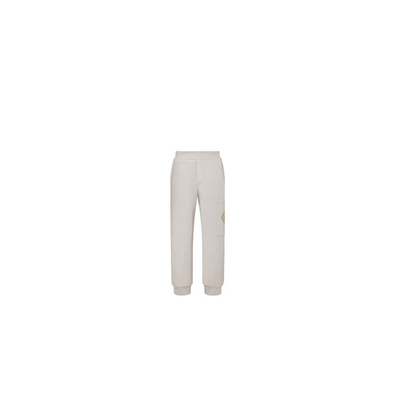 4SBM23PANGY051 - Kid Boy's Jersey Pants - 051 Sable