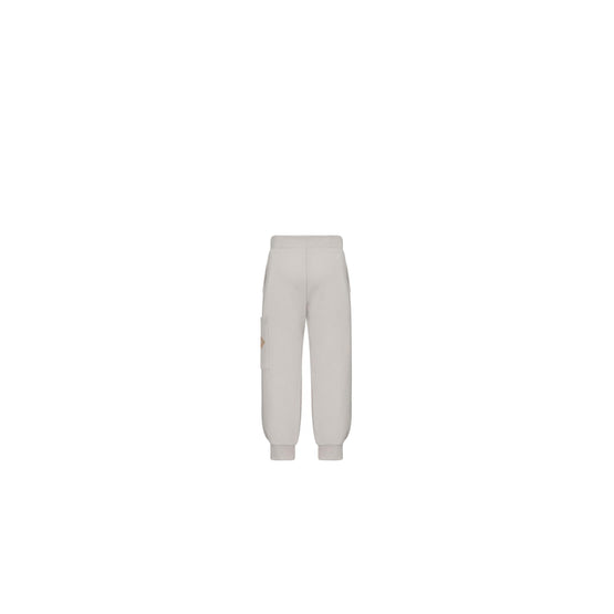 4SBM23PANGY051 - Kid Boy's Jersey Pants - 051 Sable