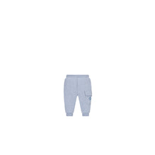4SBM43PANHY29C - New Born Boy's Jersey Pants - 29C Bleu/Gris