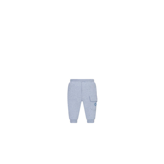 4SBM43PANHY29C - New Born Boy's Jersey Pants - 29C Bleu/Gris
