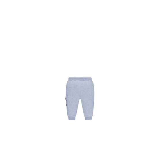 4SBM43PANHY29C - New Born Boy's Jersey Pants - 29C Bleu/Gris