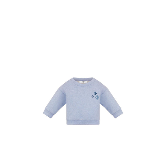 4SBM43SWEHY29C - New Born Boy's Jersey Sweatshirt - 29C Bleu/Gris
