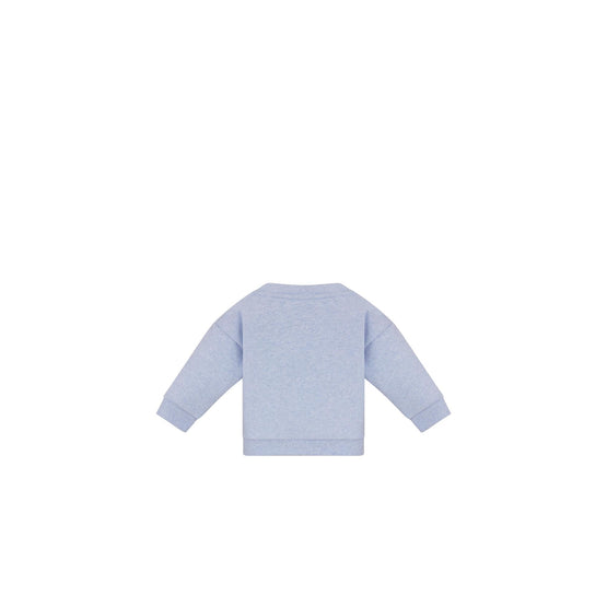 4SBM43SWEHY29C - New Born Boy's Jersey Sweatshirt - 29C Bleu/Gris