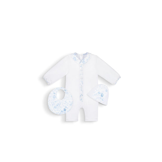 4SBP53KDOBY504 - New Born Unisex's Jersey Gift Set - 504 Ciel Doux