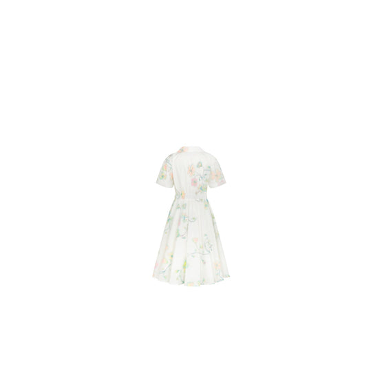 4WBM11DRSPY31H - Kid Girl's Woven Dress - 31H Rose/Multico