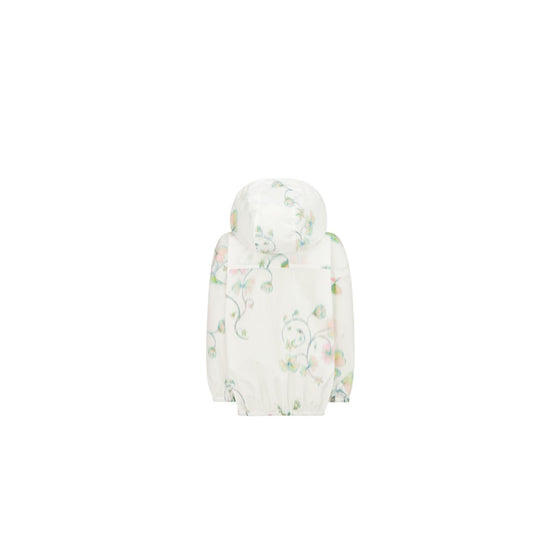 4WBM11RCTBY31H - Kid Girl's Woven Raincoat - 31H Rose/Multico