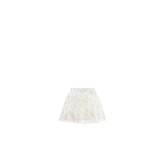 4WBM11SKTCY31H - Kid Girl's Woven Skirt - 31H Rose/Multico