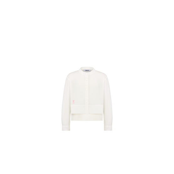 4WBM11SRTAY013 - Kid Girl's Woven Shirt - 013 Blanc Lait