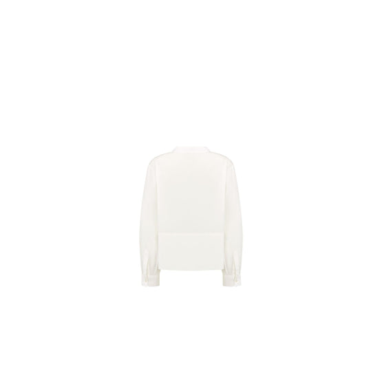 4WBM11SRTAY013 - Kid Girl's Woven Shirt - 013 Blanc Lait