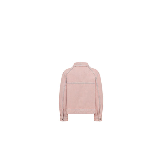 4WBM12JKTEY300 - Kid Girl's Denim Jacket - 300 Rose