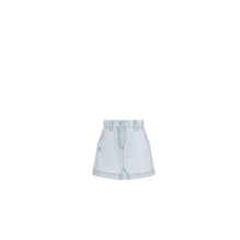 4WBM12SKTEY533 - Kid Girl's Denim Skirt - 533 Bleu Denim
