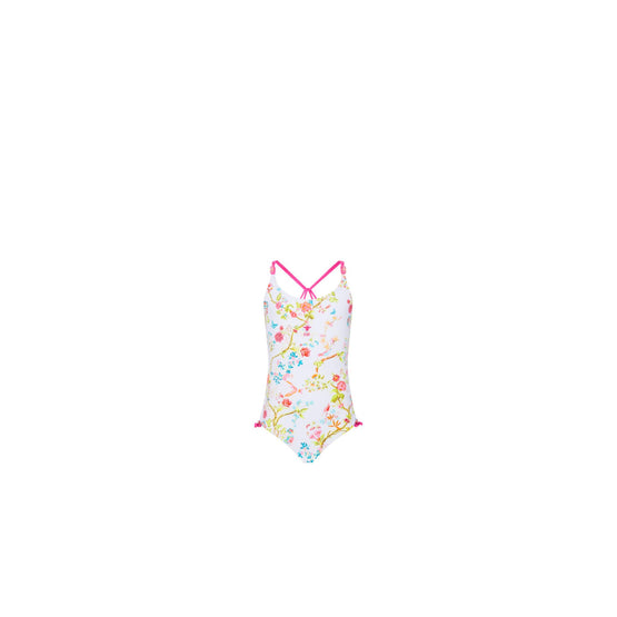 4WBM13SWMDY52J - Kid Girl's Swimsuit - 52J Toile De Jouy Fleurs/Multi