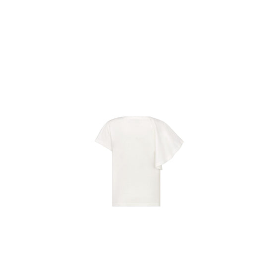 4WBM13TEEEY013 - Kid Girl's Jersey T-Shirt - 013 Blanc Lait