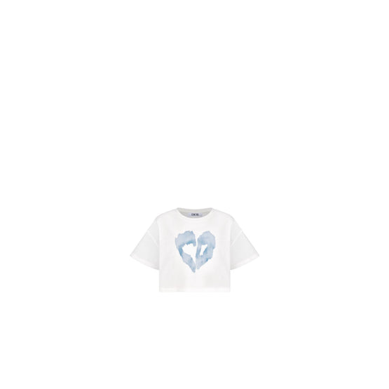 4WBM13TEEVY013 - Kid Girl's Jersey T-Shirt - 013 Blanc Lait