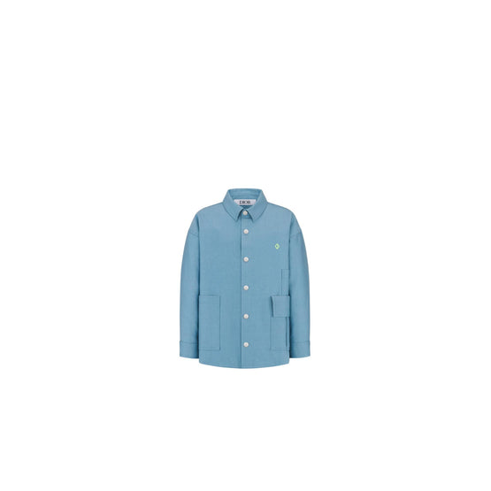 4WBM21SRTFY523 - Kid Boy's Woven Shirt - 523 Bleu