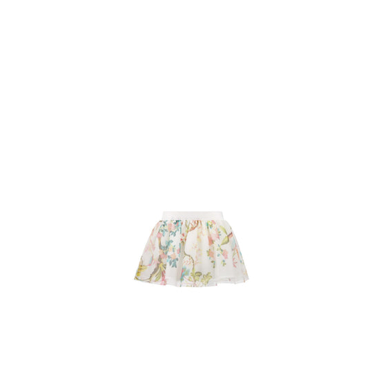 4WBM31SKTPY52J - New Born Girl's Woven Skirt - 52J Toile De Jouy Fleurs/Multi