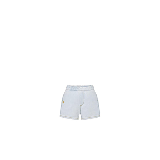 4WBM42SHTBY533 - New Born Boy's Denim Shorts - 533 Bleu Denim