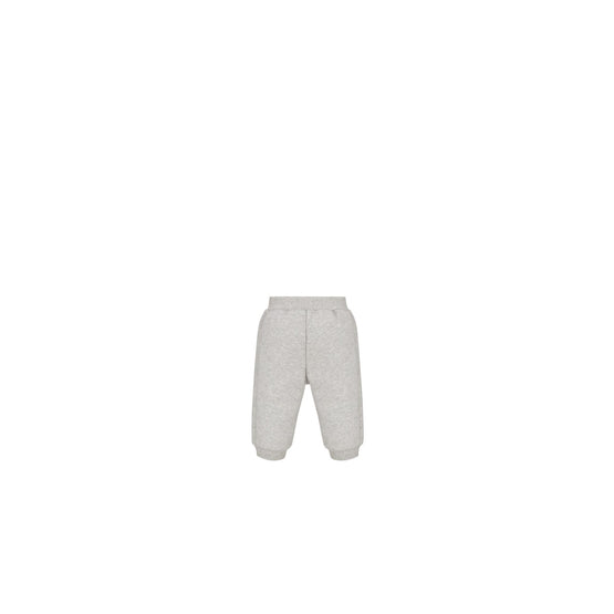 4WBM43PANDY932 - New Born Boy's Jersey Pants - 932 Gris Chiné