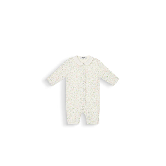 4WBP33KDOLY15G - New Born Girl's Jersey Gift Set - 15G Vert/Rose