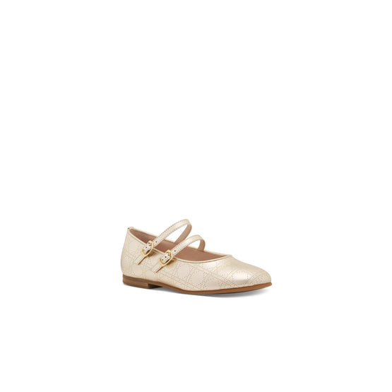4WBS15SHOJY296 - Kid Girl's Leather Shoes - 296 Or