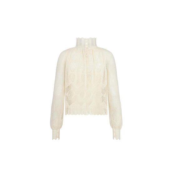 514S25A7005X0300 - Women's Knitwear  Pullover - 0300 Ecru