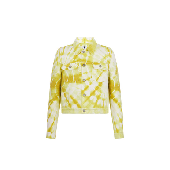 522V12A3023X2883 - Women's Denim Jacket - 2883 Fantaisie Jaune/Orange