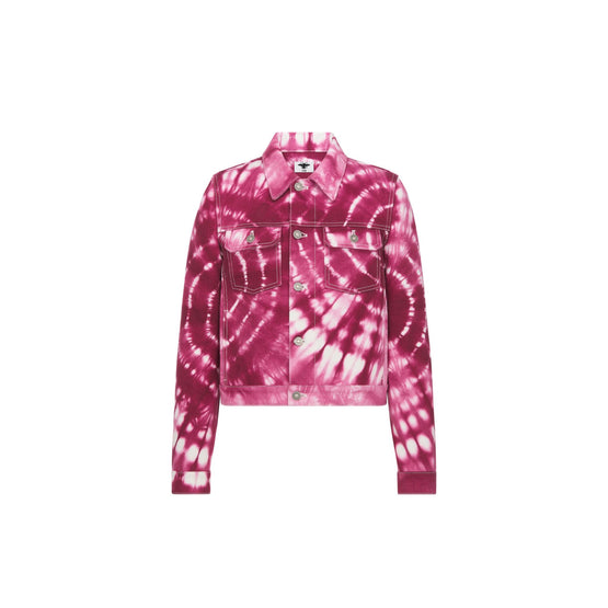 522V12A3023X4867 - Women's Denim Jacket - 4867 Fantaisie Rose/Violet