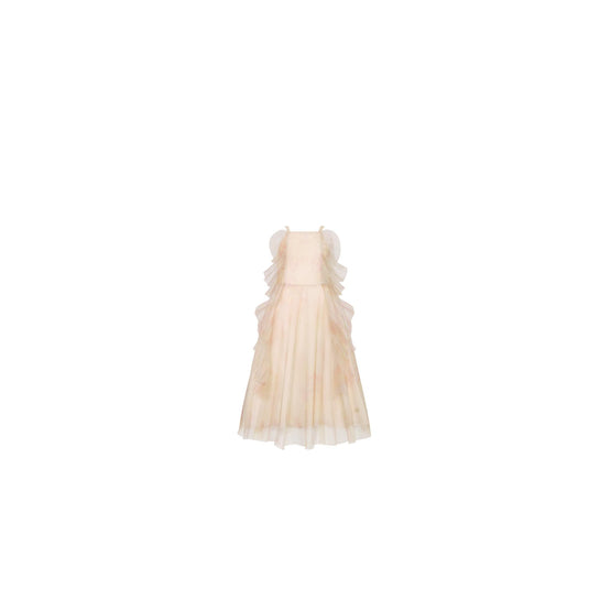 5SBH11DRSOY099 - Kid Girl's Woven Dress - 099 Multicouleur Metallisée