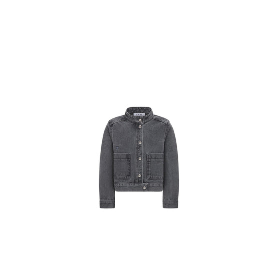 5SBM12JKTHY997 - Kid Girl's Denim Jacket - 997 Noir Jean