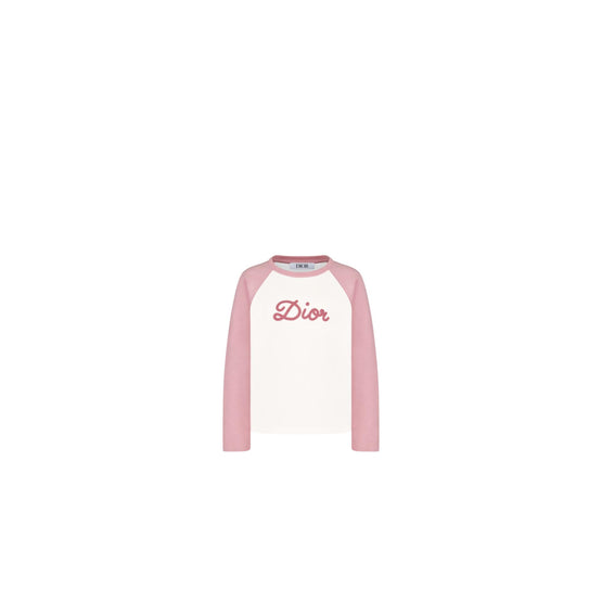 5SBM13TEEBY135 - Kid Girl's Jersey T-Shirt - 135 Blanc/Rose
