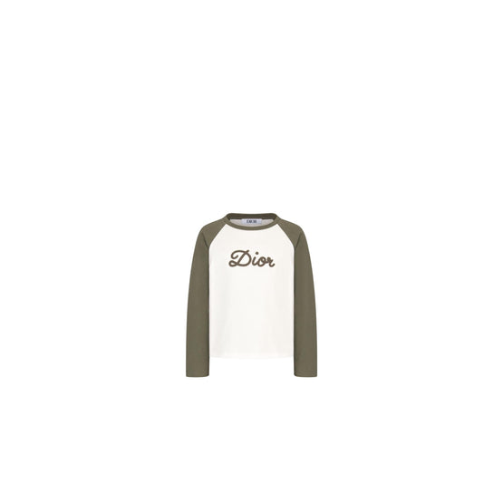 5SBM13TEEBY30I - Kid Girl's Jersey T-Shirt - 30I Blanc/Kaki