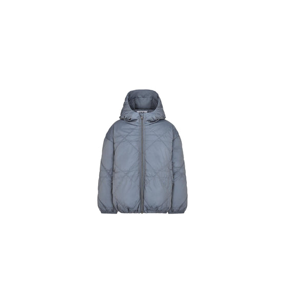 5SBM21PUFAY554 - Kid Boy's Woven Puffer - 554 Bleu Acier