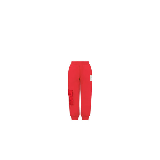 5SBM23PANFY601 - Kid Boy's Jersey Pants - 601 Rouge