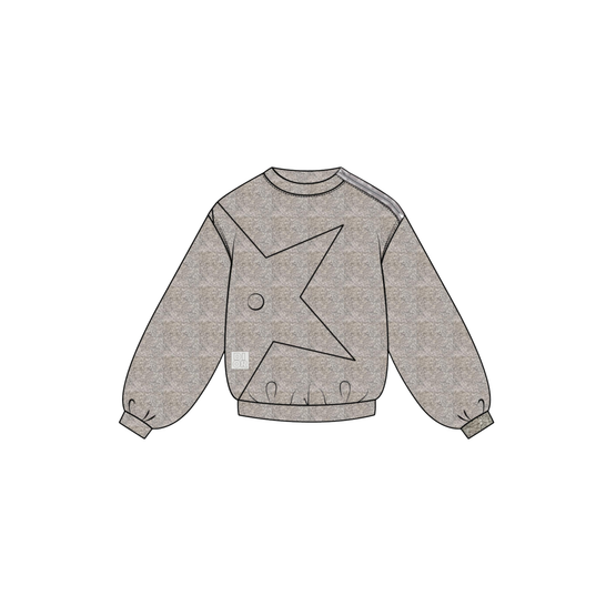 5SBM23SWEDY028 - Kid Boy's Jersey Sweatshirt - 028 Beige