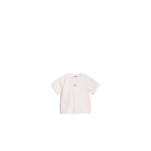 5SBM33TEEFY018 - New Born Girl's Jersey T-Shirt - 018 Blanc Vanille