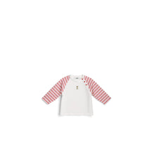 5SBM33TEEGY013 - New Born Girl's Jersey T-Shirt - 013 Blanc Lait
