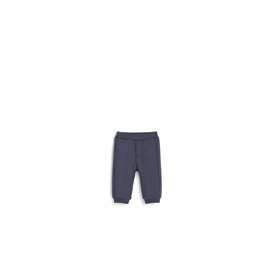 5SBM43PANHY538 - New Born Boy's Jersey Pants - 538 Bleu Marine