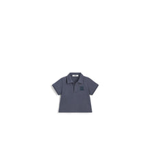 5SBM43POLCY538 - New Born Boy's Jersey Polo - 538 Bleu Marine