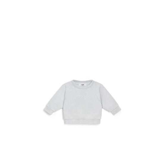 5SBM43SWEAY526 - New Born Boy's Jersey Sweatshirt - 526 Bleu Gris
