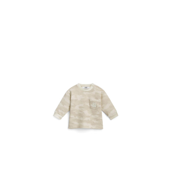 5SBM43TEEDY028 - New Born Boy's Jersey T-Shirt - 028 Beige