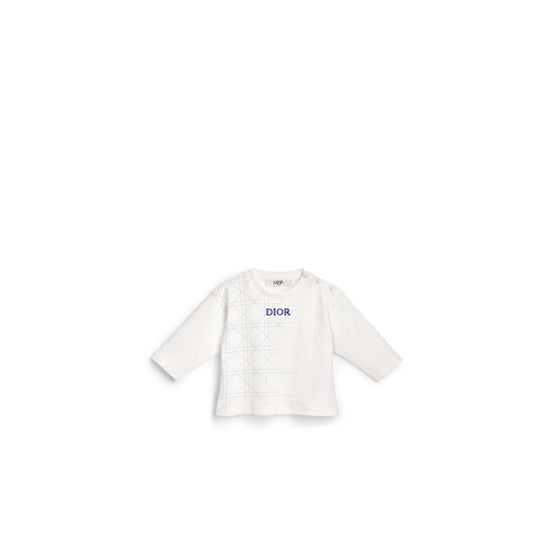 5SBM43TEEPY013 - New Born Boy's Jersey T-Shirt - 013 Blanc Lait