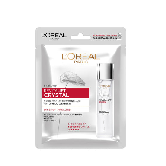 L’OREAL PARIS REVITALIFT CRYSTAL MICRO ESSENCE TREATMENT MASK 1 PIECE **