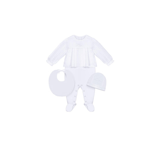 7ABM53KDOBY001 - New Born Unisex's C&S Gift Set - 001 Blanc