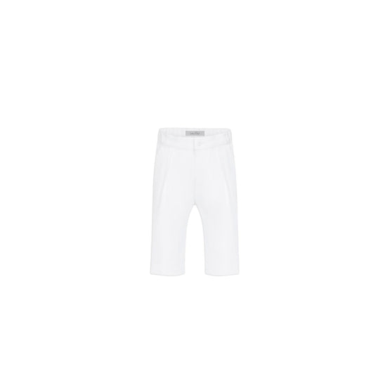8EBM41PANVY001 - New Born Boy's Woven Pants - 001 Blanc