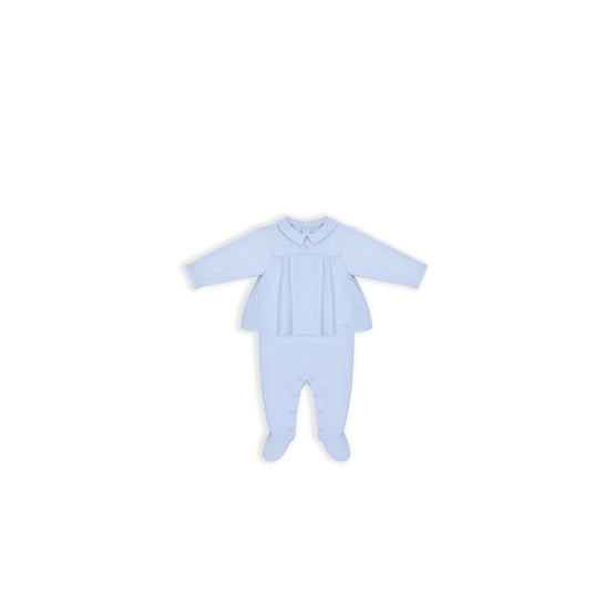 9EBP43PYJ1Y504 - New Born Boy's C&S Pyjamas - 504 Ciel Doux