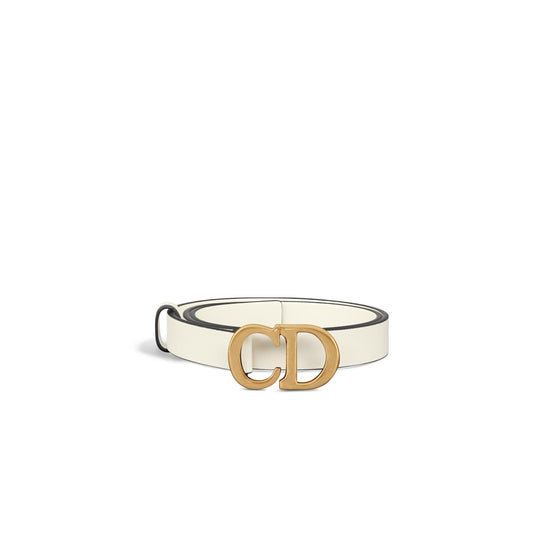 B0042CWGHM030 - Women's Saddle Fine Calfskin Belt - 030 Latte Dior